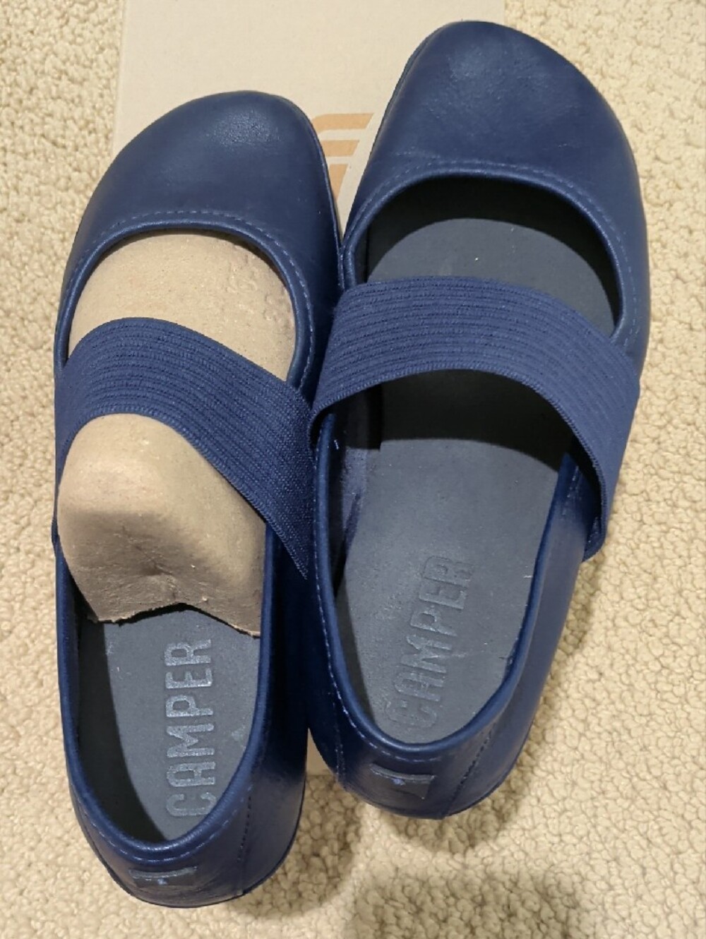 Camper Right Nina Elastic-Strap Slip-On Flats - Picture 7 of 10